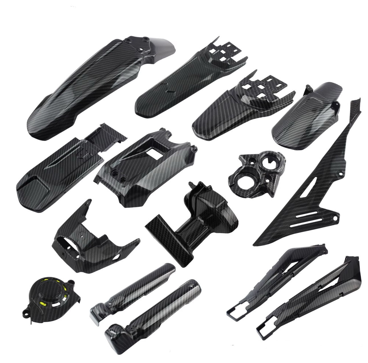 PLASTIKOWE ELEMENTY Z IMITACJĄ CARBON DO SURRON LIGHT BEE X